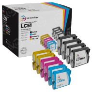 Brother Compatible LC51 Ink Set of 10