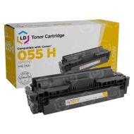 Compatible Canon 055H HY Yellow Toner
