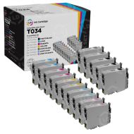 Remanufactured Photo T034 15 Piece Set of Ink for Epson