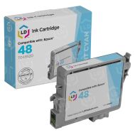 Remanufactured 48 Light Cyan Ink for Epson