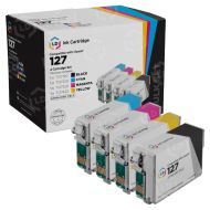 Compatible 127 4 Piece Set of Ink for Epson