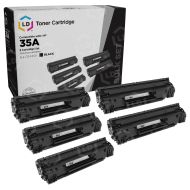 LD Compatible Black Toners for HP 35A (HP CB435A)