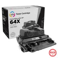 Remanufactured Black MICR Toner for HP 64X