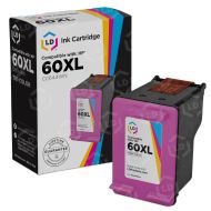 LD Remanufactured HY Tri-Color Ink Cartridge for HP 60XL (CC644WN)