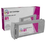 LD Remanufactured Magenta Ink Cartridge for HP 81 (C4932A)