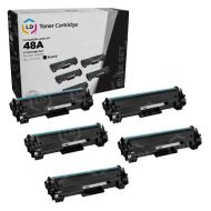 LD Compatible Black Toner 5-Pack for HP 48A (HP CF248A)