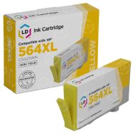 LD Compatible High Yield Yellow Ink Cartridge for HP 564XL (CB325WN)