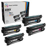LD Compatible Replacement for HP 656X (Bk, C, M, Y) HY Toners