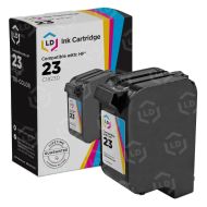 LD Remanufactured Tri-Color Ink Cartridge for HP 23 (C1823D)