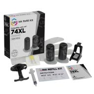 LD Refill Kit for HP 74XL Black Ink