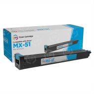Sharp Compatible MX-51 Cyan Toner