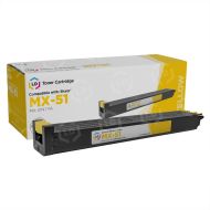 Sharp Compatible MX-51 Yellow Toner