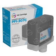Compatible Canon PFI307C Cyan Ink