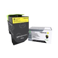 Lexmark Original 71B0H40 High Yield Yellow Toner Cartridge (3500 Page Yield)