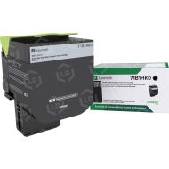 Lexmark Original 71B0H10 High Yield Black Toner Cartridge (6000 Page Yield)