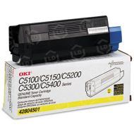 Okidata OEM 42804501 Yellow Toner 