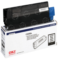 Okidata OEM 43034804 Black Toner 