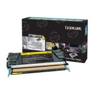 Lexmark OEM X748H1YG HY Yellow Toner