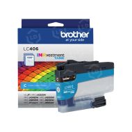 Original Brother LC406C Cyan Ink