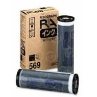 Risograph OEM S569 Black Ink Cartridge 2-Pack