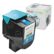 Remanufactured C544X2CG EHY Cyan Toner Cartridge for Lexmark
