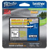 Brother OEM TZeN201 Black on White Tape