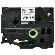 Brother OEM TZeFX261 Black on White Tape