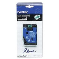 Brother OEM TC8001 Black on Green Tape