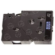 Brother OEM TC6001 Black on Blue Tape