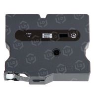 Brother OEM TX2111 Black on White Tape