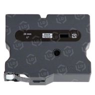 Brother OEM TX-6511 Black on Yellow 1" Tape