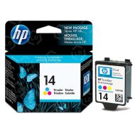 HP Original 14 Tri-Color Ink Cartridge, C5010DN