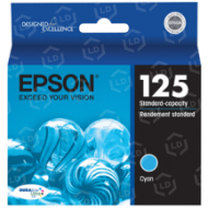 Original Epson 125 Cyan Ink
