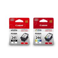 OEM Canon PG-245XL Black CL-246XL Color Ink 2-Pack