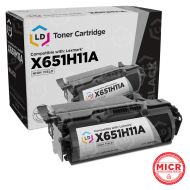 Lexmark Remanufactured X651H11A Black MICR Toner