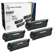 Compatible Canon 040 High Yield (Black, Cyan, Magenta, Yellow) Set of 4 Toners