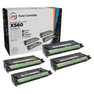 Lexmark Compatible X560 HY (Bk, C, M, Y) Toner Set