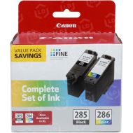 OEM Canon (PG-285 / CL-286) Black and Color Ink Cartridges