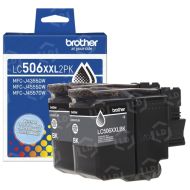 OEM Brother LC506XXL Twin Pack Super High Yield Black Ink Cartridges