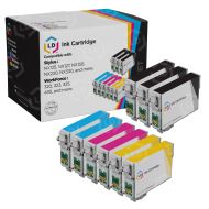 Remanufactured Epson 125 Bulk Set of 9 (3BK-2CMY) Ink
