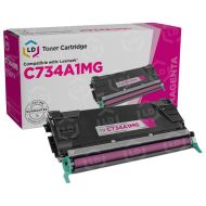 Lexmark Remanufactured C734 Magenta Toner Cartridge