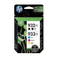 OEM HP 932XL/933XL High Yield Ink Cartridges (2 Black/1 of each Cyan/Magenta/Yellow), N9H69FN