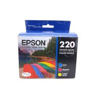OEM Epson T220 Cyan Magenta Yellow Ink Set