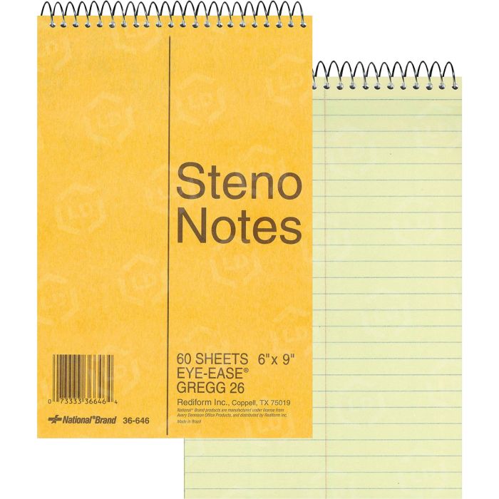 Rediform National Wirebound Steno Notebook - LD Products