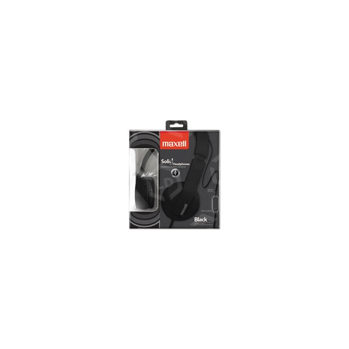 Maxell Solid 2 Black Headphones - LD Products
