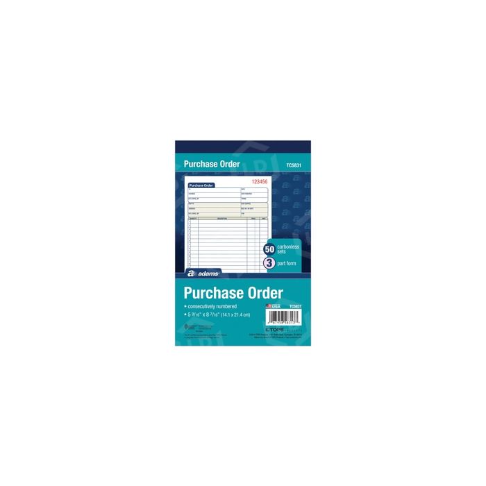 Adams Purchase Order Form - LD Products