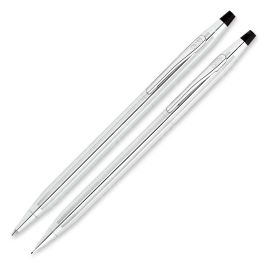 Cross Classic Century Lustrous Chrome Pen and Pencil Set