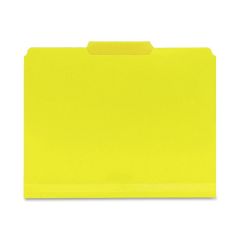 Smead Inndura File Folder - 24 per box Letter - 8.50" x 11" -  Yellow - 24 / Box