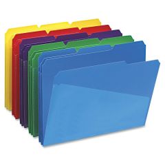 Smead Color Poly Slash Folder - 30 per box