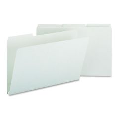 Smead Pressboard Folder - 25 per box Legal - 8.50" x 14" - 1" Expansion - Gray, Green
